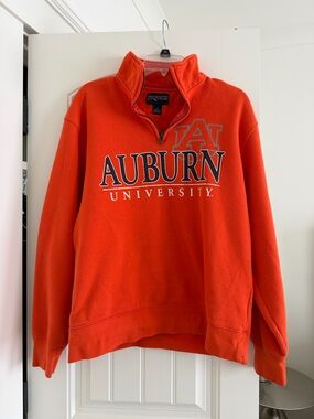 Jansport Auburn University Orange Quarter-Zip Fleece Pullover